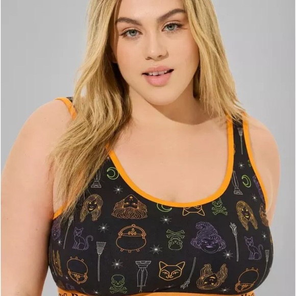 Disney Hocus Pocus Scoop Neck Bralette - Picture 2 of 3